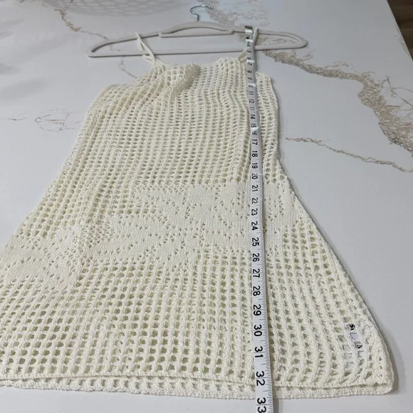 Tiger Mist Ivory Crochet Dress | M - Picture 6 of 7
